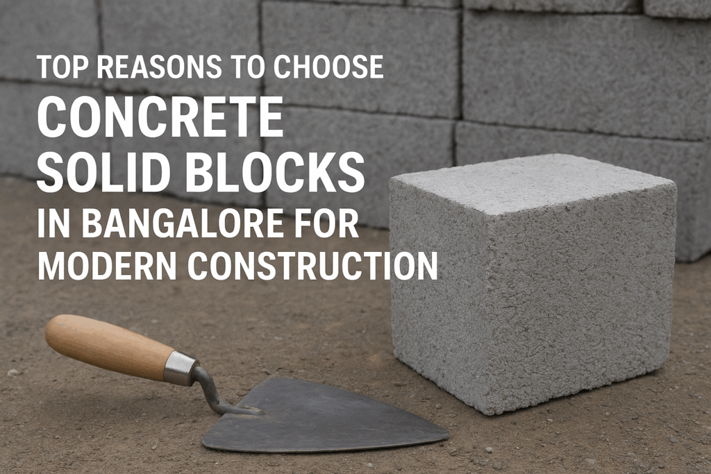 Concrete Solid Blocks in Bangalore